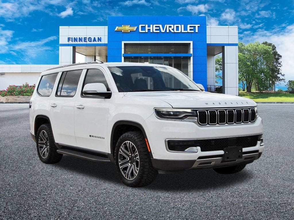 2022 Jeep Wagoneer Series III in White — front three-quarter view