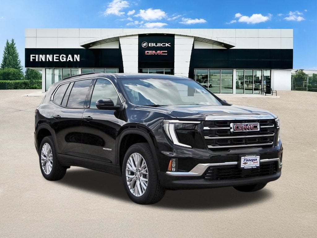2026 GMC Acadia Elevation in Ebony Twilight Metallic — front three-quarter view