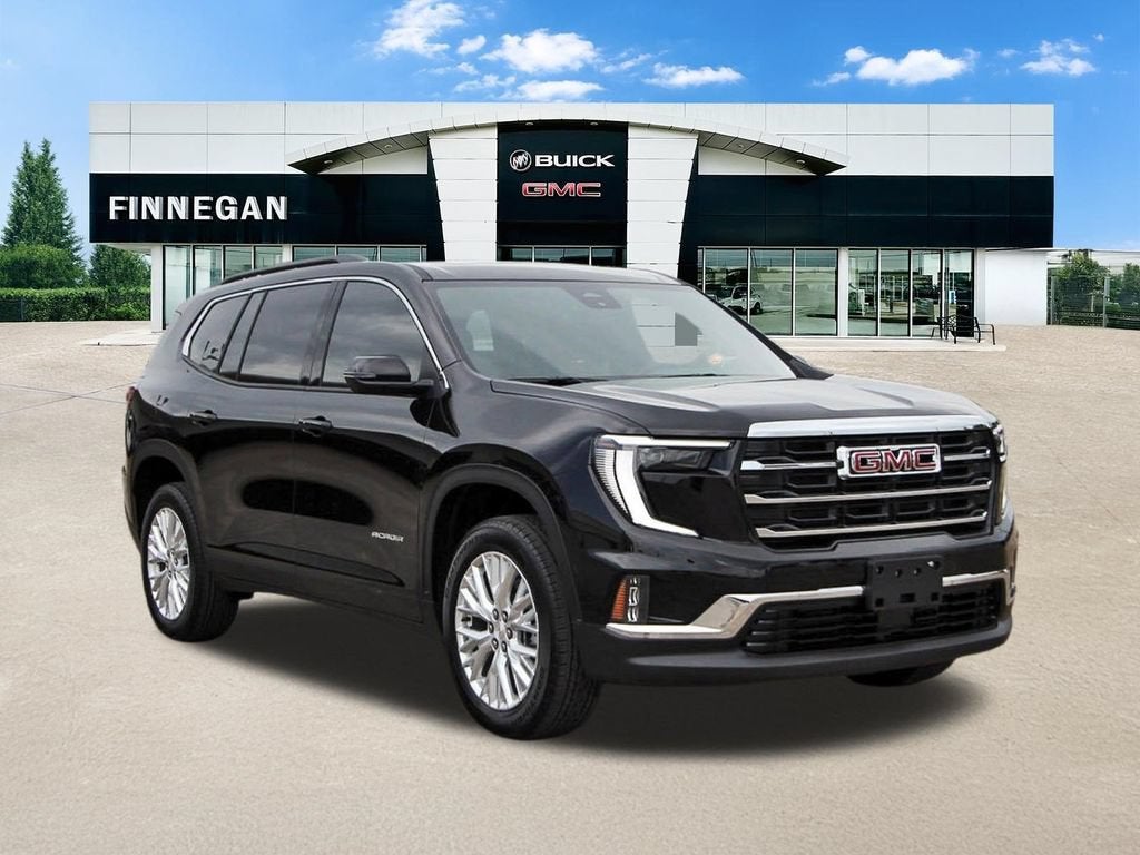 2026 GMC Acadia Elevation in Ebony Twilight Metallic — front three-quarter view