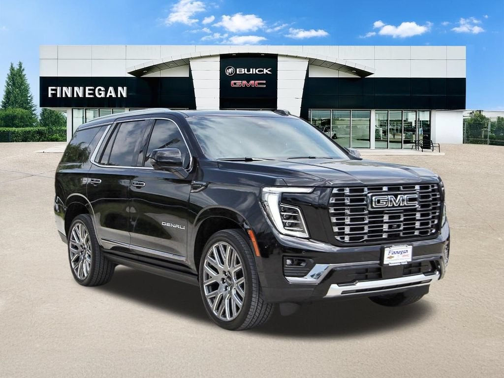 2026 GMC Yukon Denali Ultimate in Onyx Black — front three-quarter view
