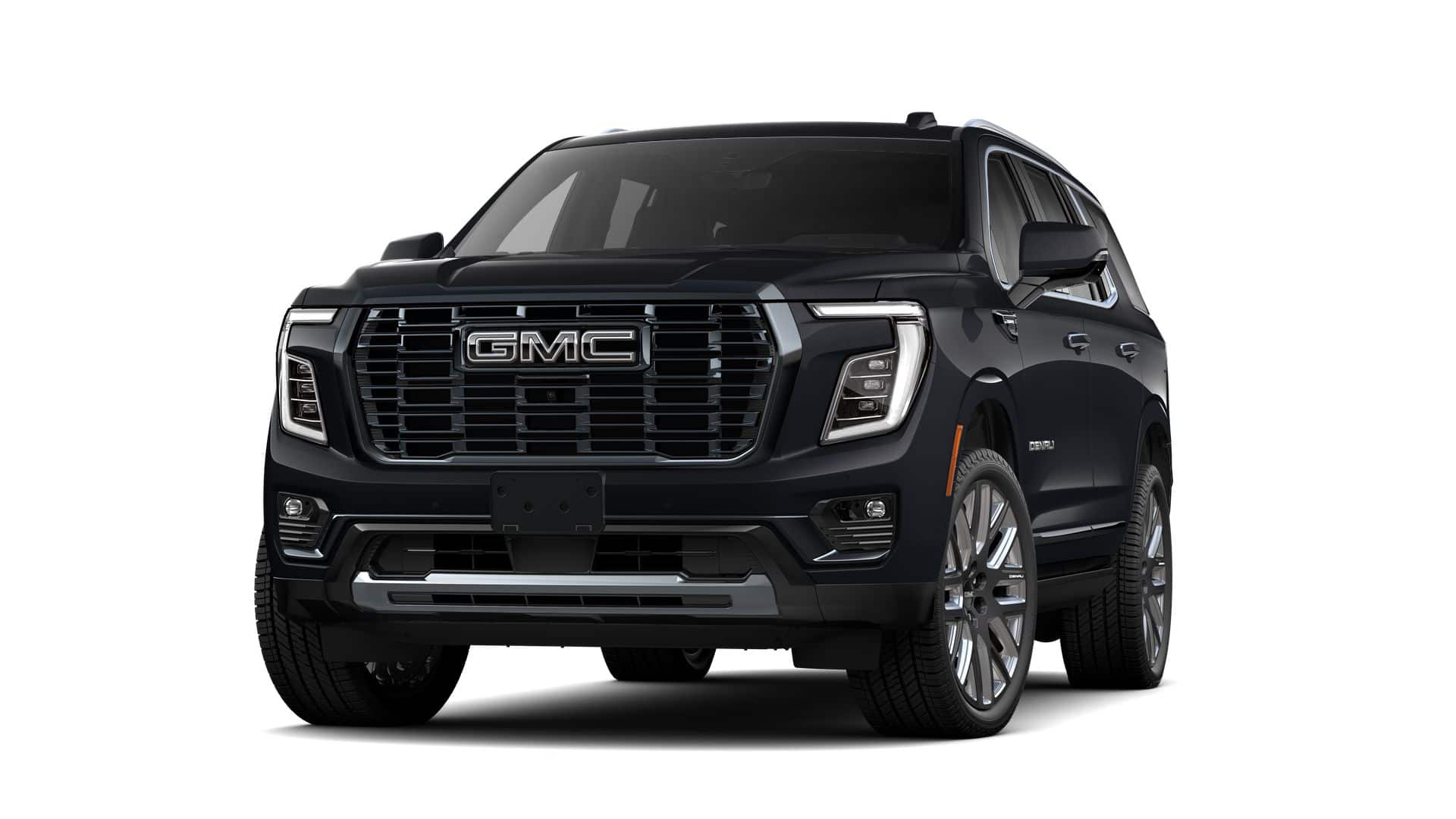 2026 GMC Yukon Denali Ultimate in Titanium Rush Metallic — front three-quarter view