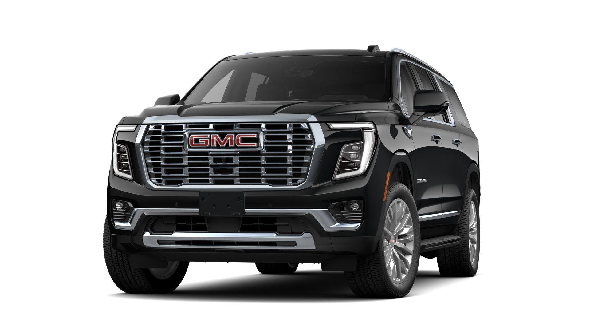 2026 GMC Yukon XL Denali in Onyx Black — front three-quarter view