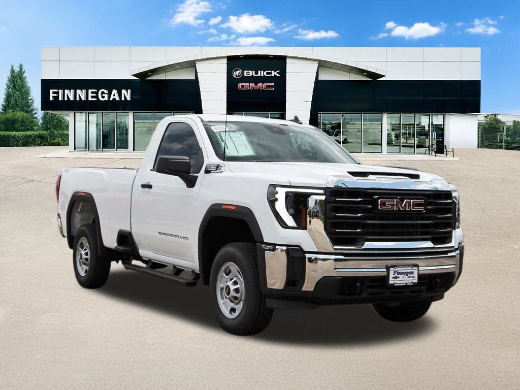 2026 GMC Sierra 2500 HD Pro in Summit White — front three-quarter view