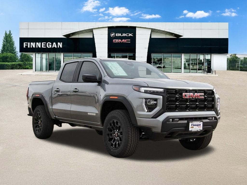 2026 GMC Canyon Elevation in Sterling Metallic — front three-quarter view