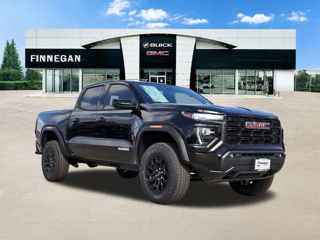 2026 GMC Canyon Elevation in Onyx Black — front three-quarter view