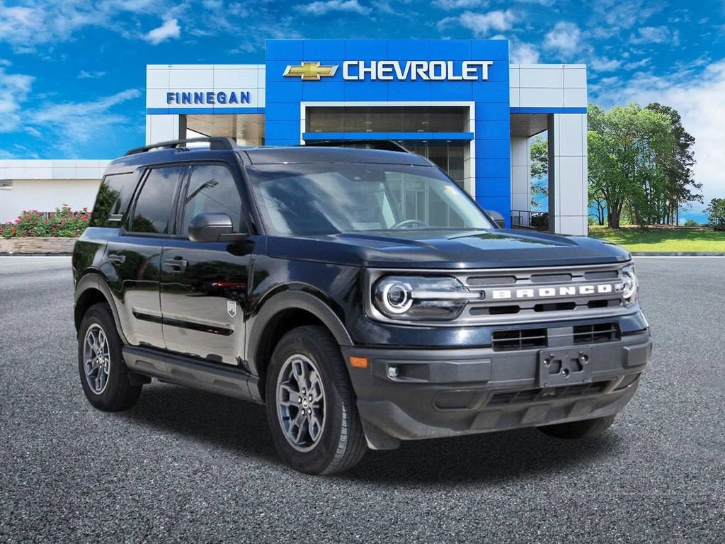 2024 Ford Bronco Sport Big Bend in Black — front three-quarter view