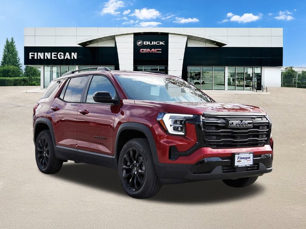 2026 GMC Terrain Elevation in Volcanic Red Tintcoat — front three-quarter view