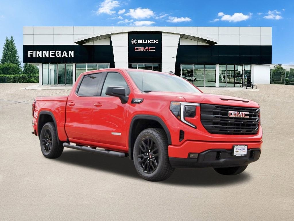 2026 GMC Sierra 1500 Elevation in Cardinal Red — front three-quarter view