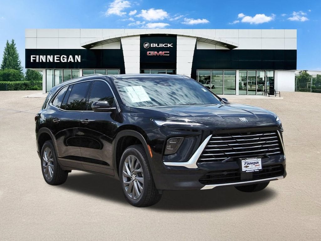 2026 Buick Enclave Preferred in Ebony Twilight Metallic — front three-quarter view