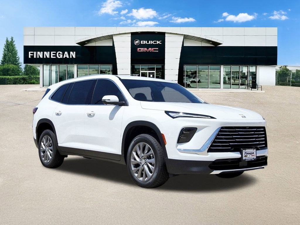 2026 Buick Enclave Preferred in Summit White — front three-quarter view