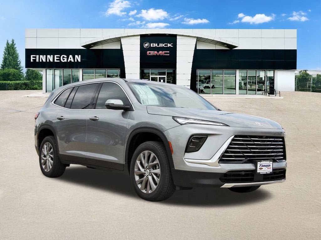 2026 Buick Enclave Preferred in Moonstone Gray Metallic — front three-quarter view