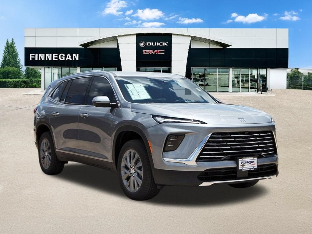 2026 Buick Enclave Preferred in Moonstone Gray Metallic — front three-quarter view