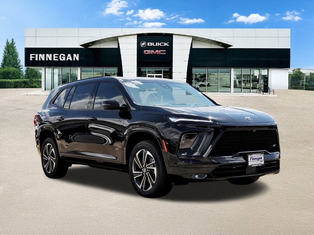 2026 Buick Enclave Sport Touring in Ebony Twilight Metallic — front three-quarter view