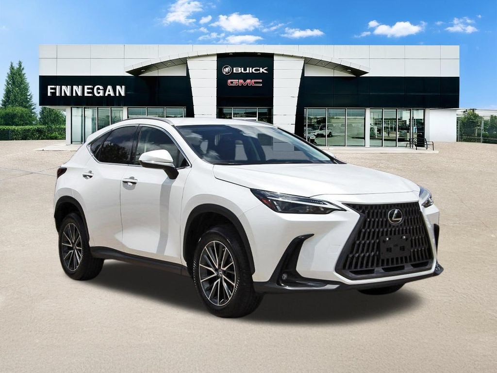2023 Lexus NX NX 250 in White — front three-quarter view