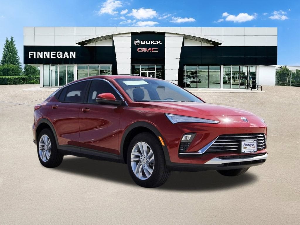 2026 Buick Envista Preferred in Brilliant Red — front three-quarter view