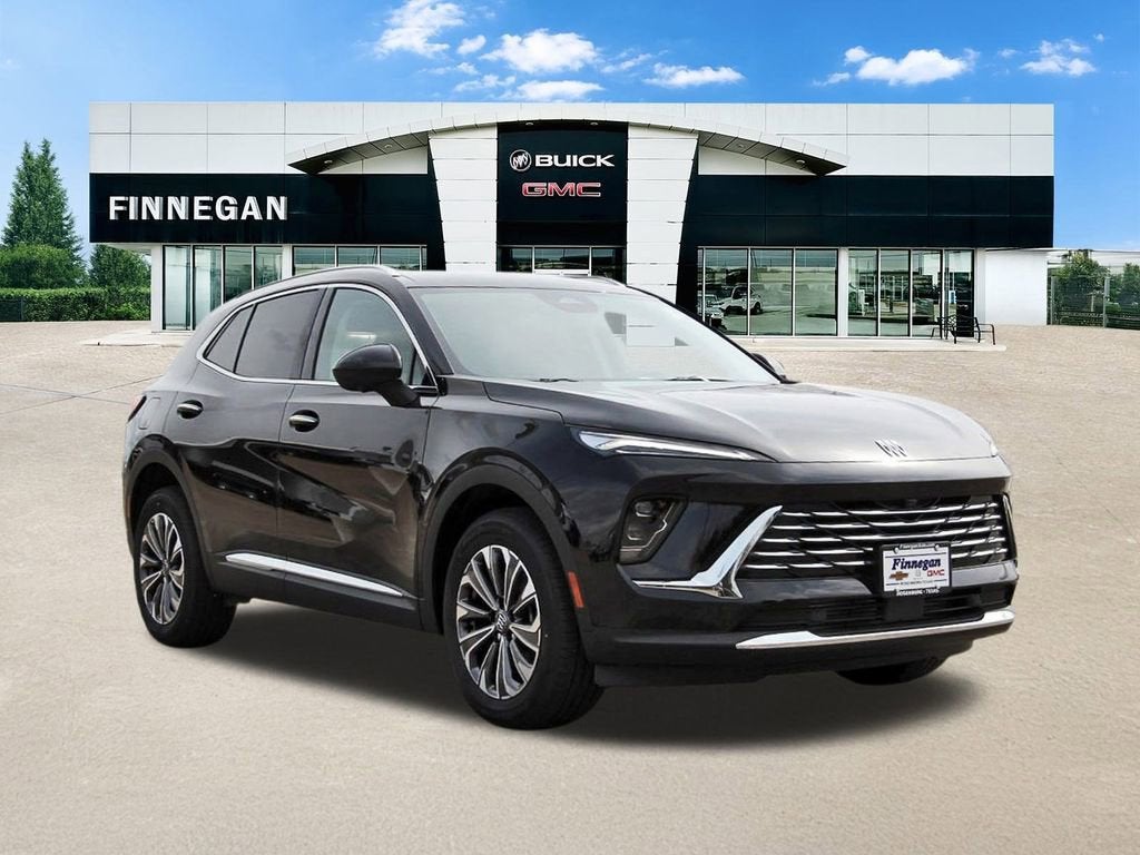 2026 Buick Envision Preferred in Ebony Twilight Metallic — front three-quarter view